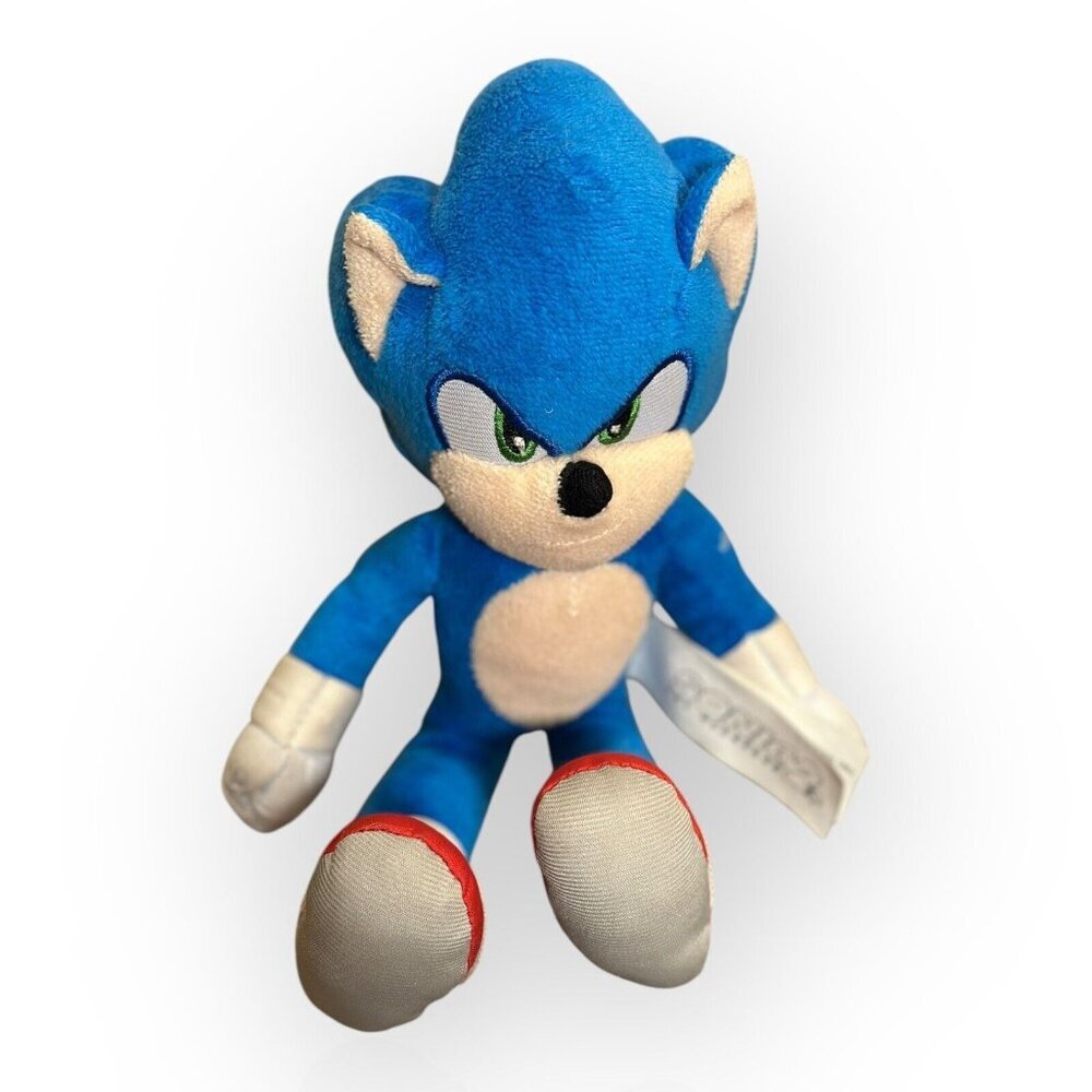 Sonic the Hedgehog 2 Movie Sonic 2022 Height 9 Inches Tall Basic Soft Plush Toy - Picture 10 of 12